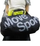 デサント ムーブ スポーツ ポケッタブル・ボストンバッグ DAC-8286 BLK