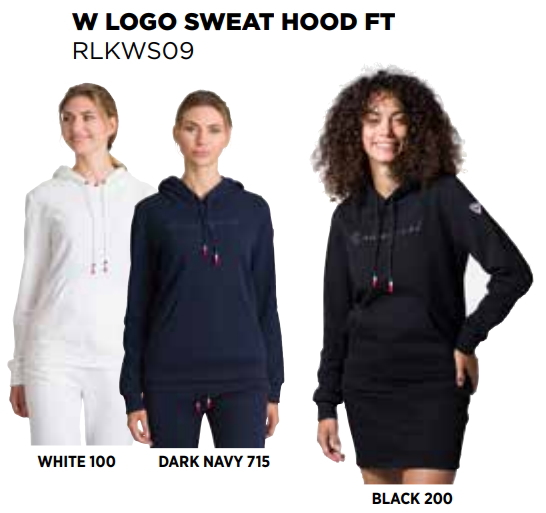 W LOGO SWEAT HOOD FT