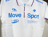 デサント ムーブ スポーツ ポロシャツ DAT-4011 WHT