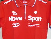 デサント ムーブ スポーツ ポロシャツ DAT-4011 VERM