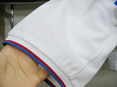 デサント ムーブ スポーツ Tポロシャツ DAT-4011 WHT 袖拡大