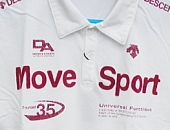デサント ムーブ スポーツ Tポロシャツ DAT-4014 WHCR