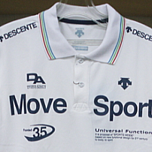 デサント ムーブ スポーツ ポロシャツ DAT-4205 WRD
