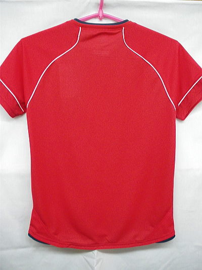 デサント ムーブ スポーツ クールトランスファー 半袖シャツ DAT-5211 CRED 背面