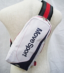 デサント ムーブ スポーツ ボディバッグ DAC-8524 WHT 全面